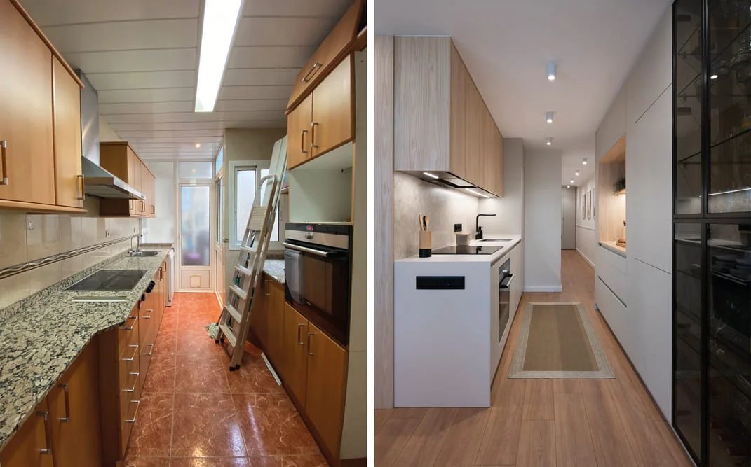 Antes y después reforma de baño en Boadilla del Monte — proyecto AL2 1