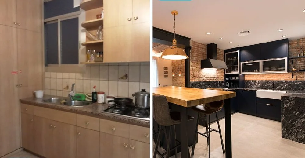Antes y después reforma de baño en Boadilla del Monte — proyecto AL2 3